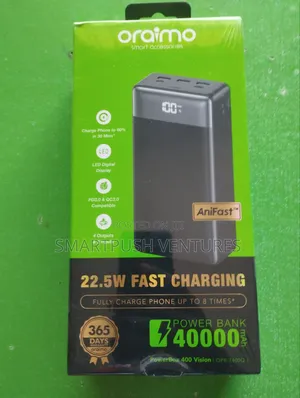 Oraimo 40,000mah Power Bank 22.5w