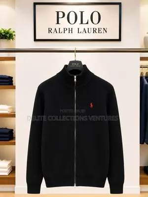 Classic *Polo Ralph* *Zip Up* Cardigan
