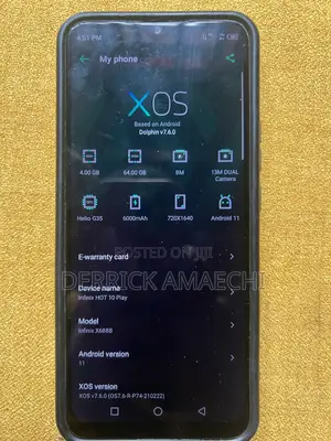 Infinix Hot 10 Play 64 GB Green