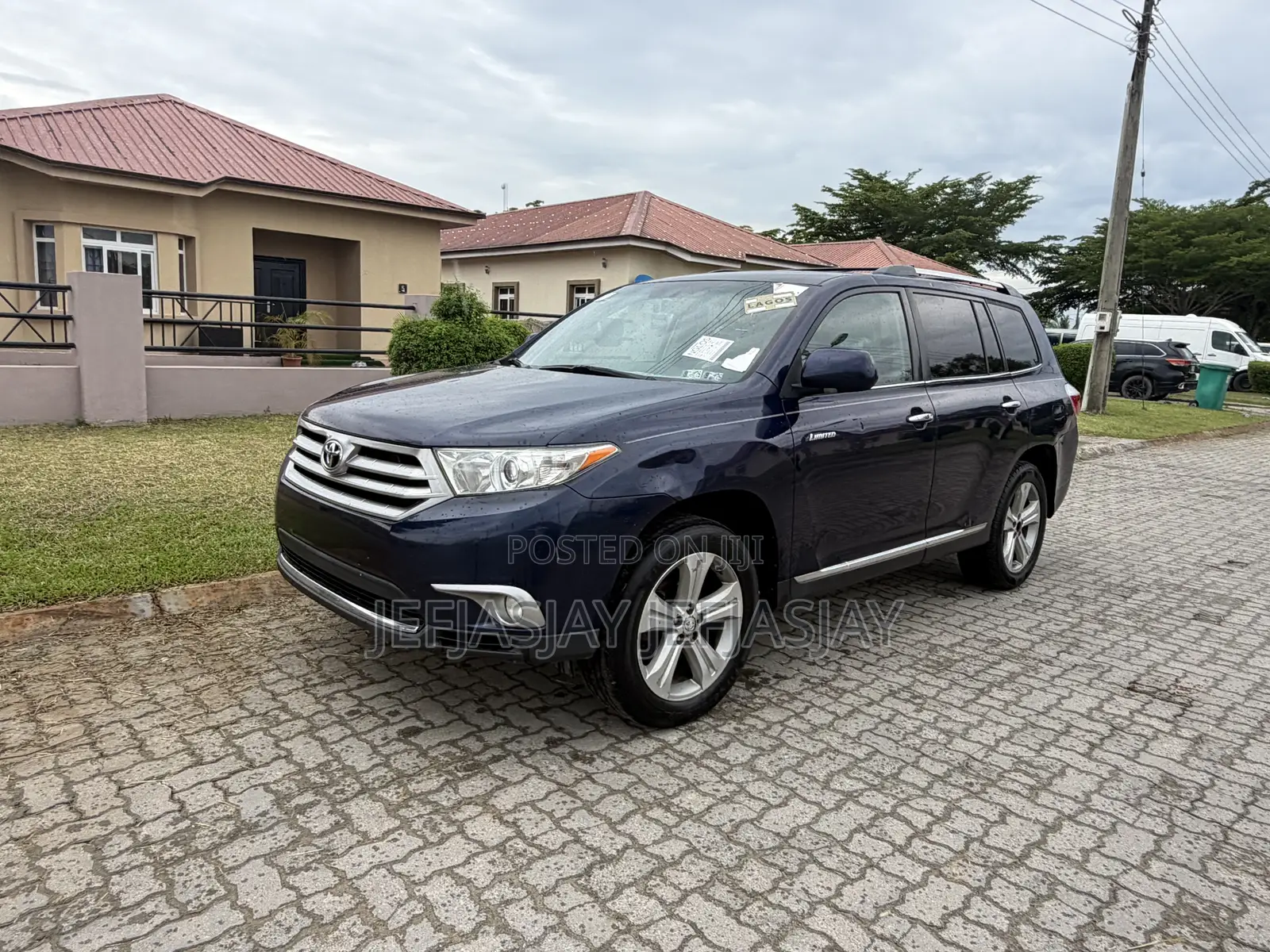 Toyota Highlander Limited 2012 Blue
