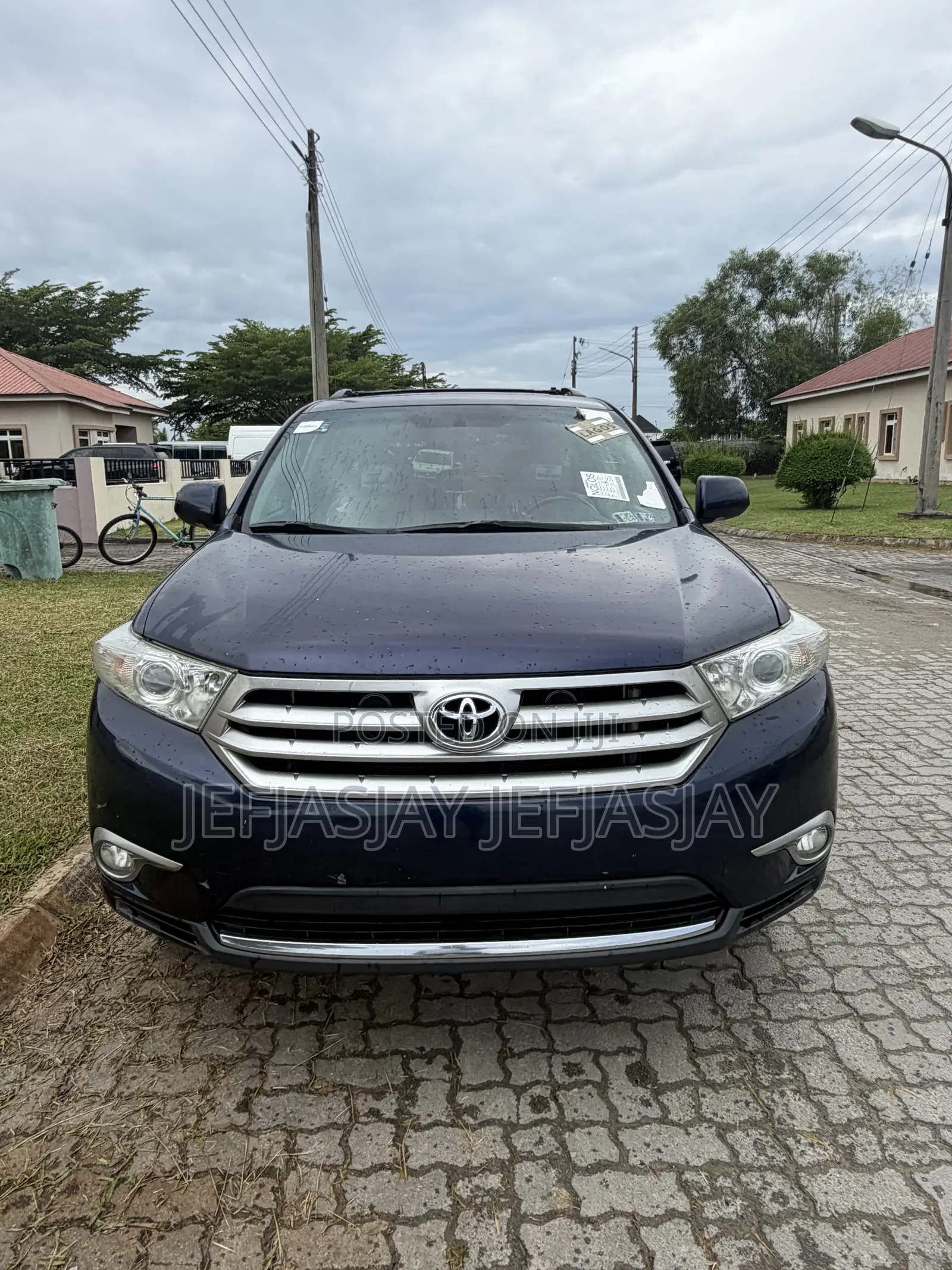 Toyota Highlander Limited 2012 Blue