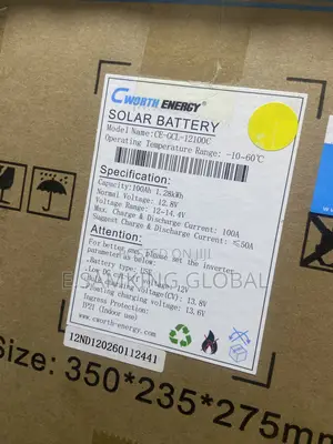 1.28kwh Cworth Lithium Ion Batteries