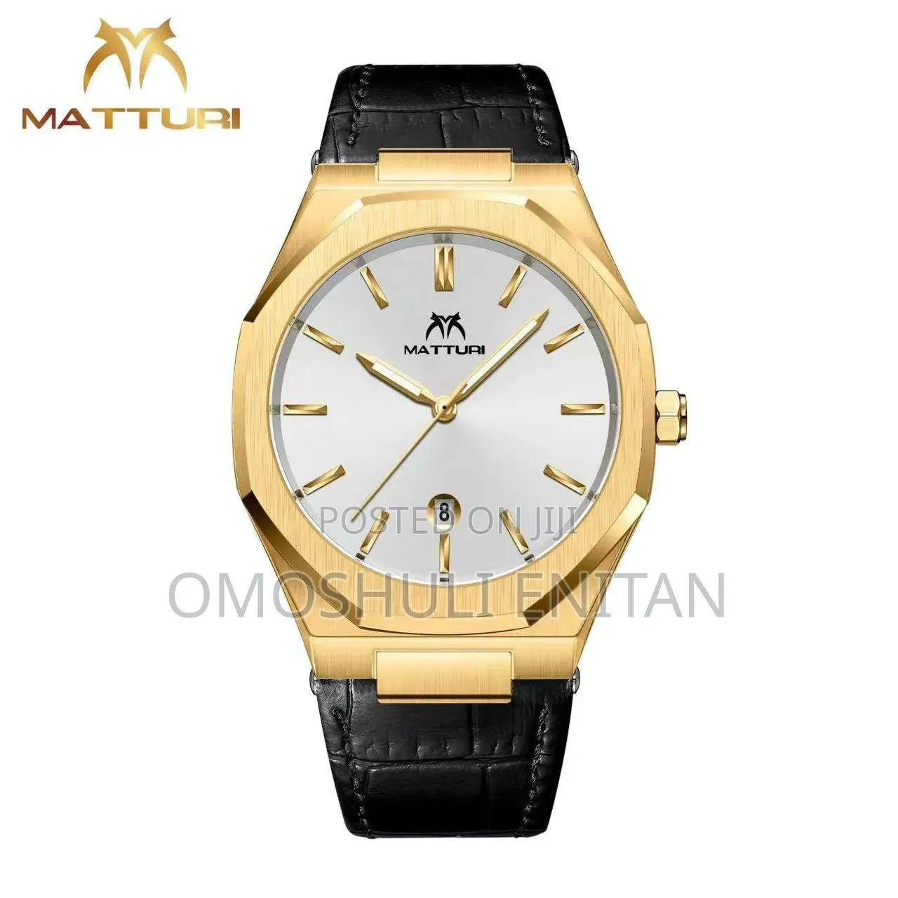 Matturri Leather Watch.