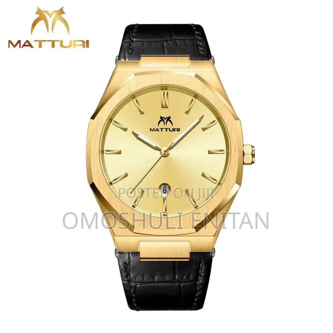 Matturri Leather Watch.