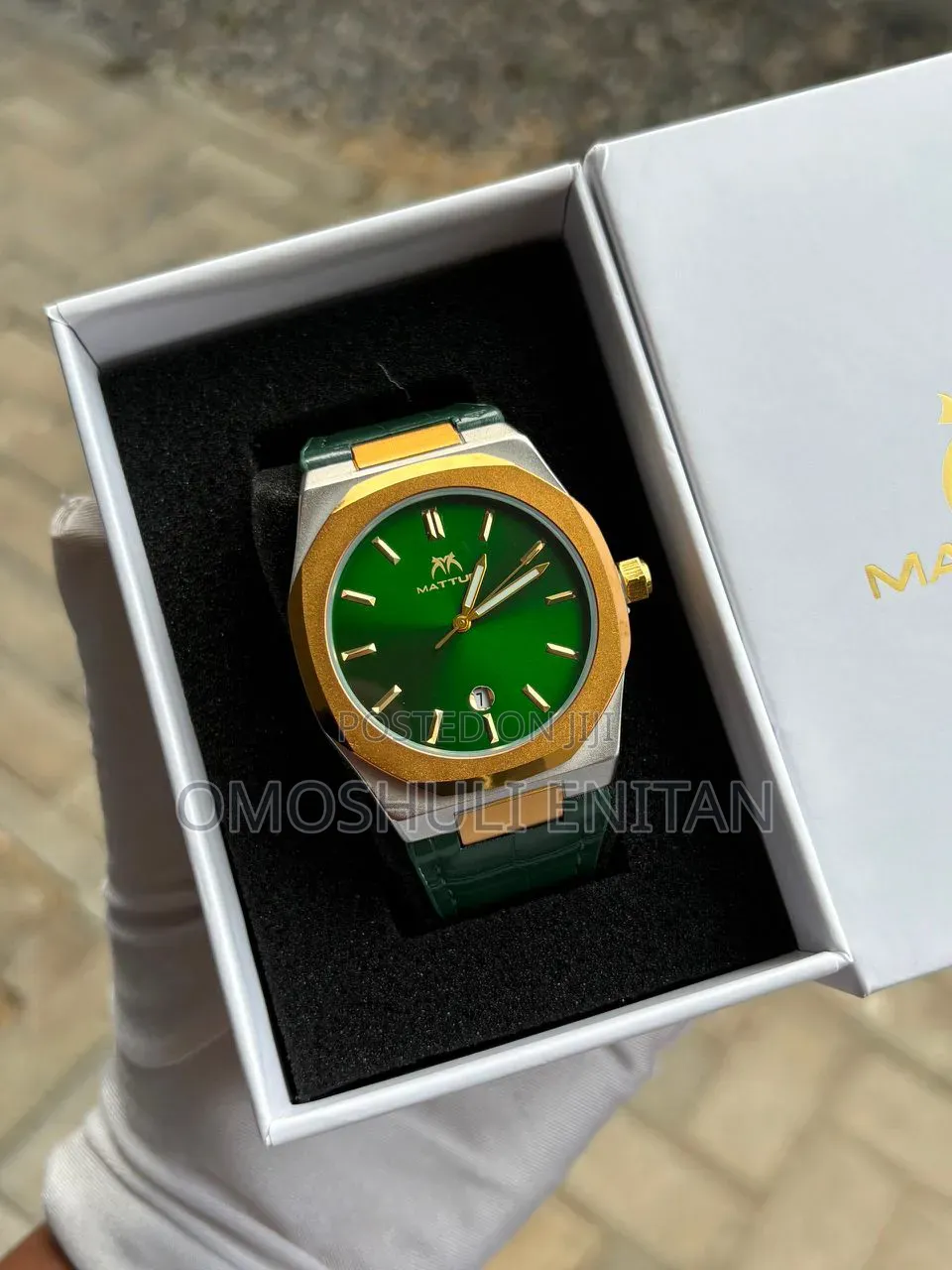 Matturri Leather Watch.