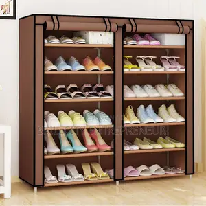 Classic Shoe Shelf With Cover