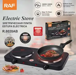 Raf Double Flat Electric Hotplate