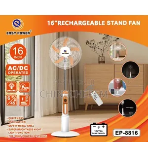 Easy Power Rechargeable Standing Fan