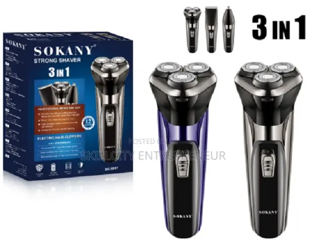 Sokany 3-in-1 Electric Shaver