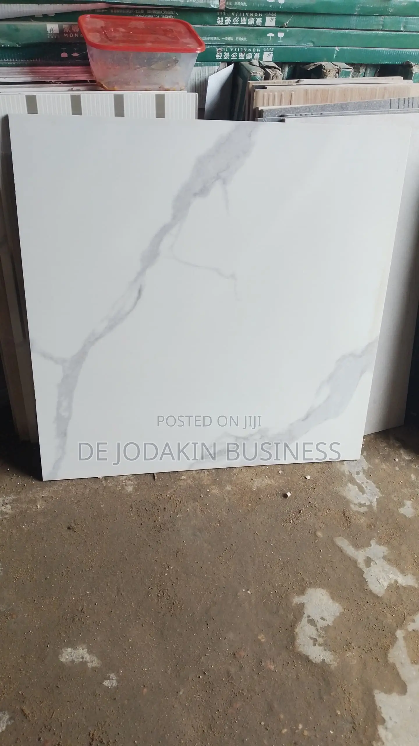 60x60 Glossy White Carara Floor Tile