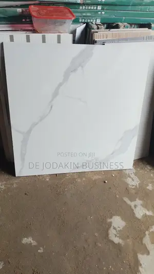 60x60 Glossy White Carara Floor Tile