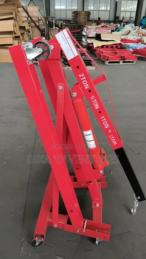 Foldable Style Multi Functional 2t Shop Crane With Engine Stand