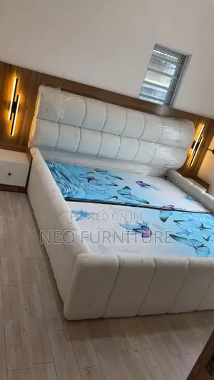 6 by 6 Bedframe With Bedside
