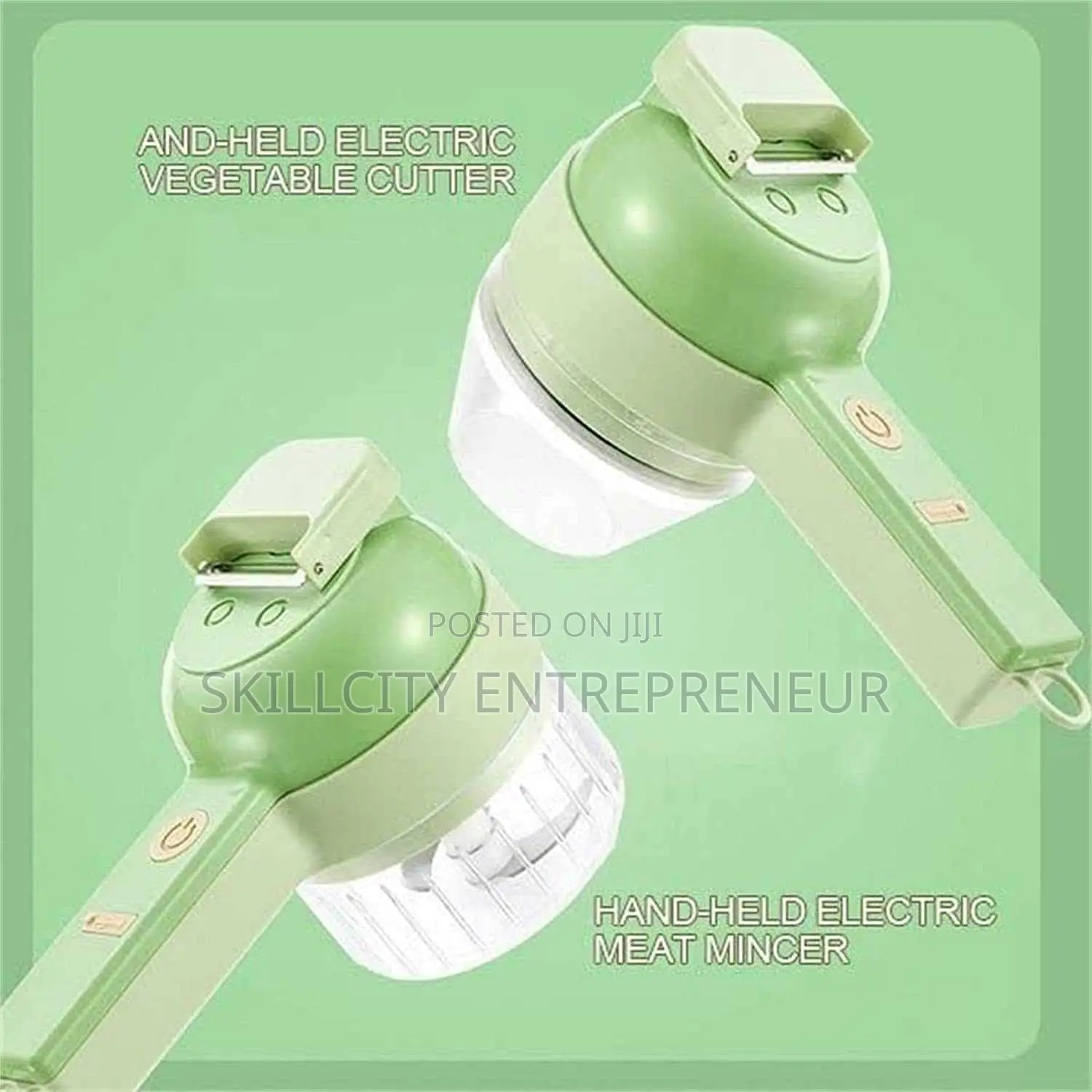 Hand-Held Rechargeable Food Chopper