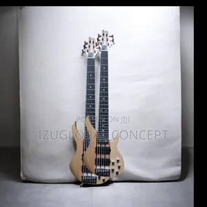 Magna 6 String Active Electric Bass Guitar Ash Body