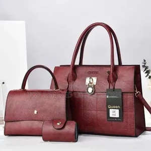 Highly Quality Leather Handbag 3in1