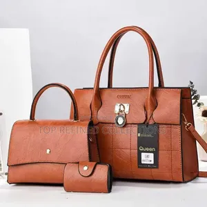 Highly Quality Leather Handbag 3in1