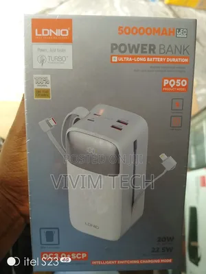 Pq50 Ldnio 50,000mah Powerbank