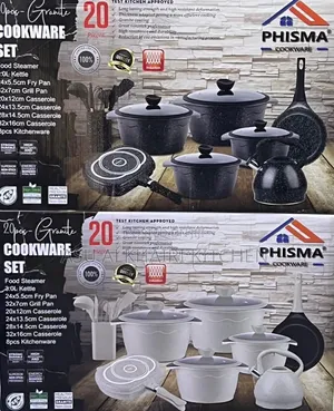 Quality Non-Stick Cooking Pots Set With Glass Lids