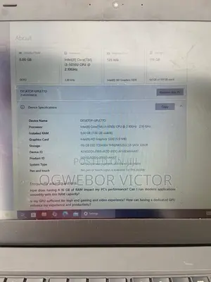Laptop Lenovo ThinkPad T450 8GB Intel Core i3 SSD 128GB