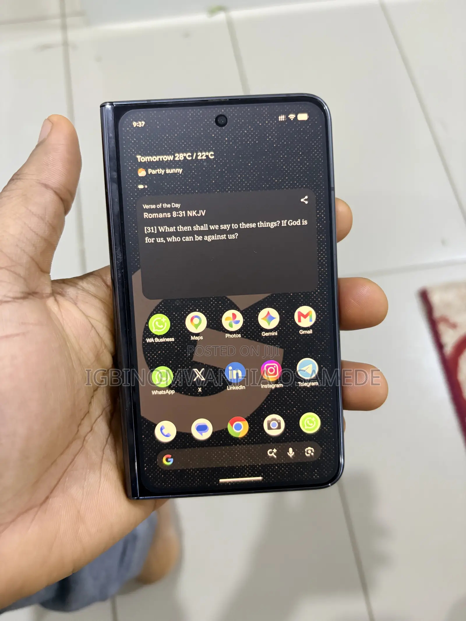 Google Pixel Fold 256 GB Black