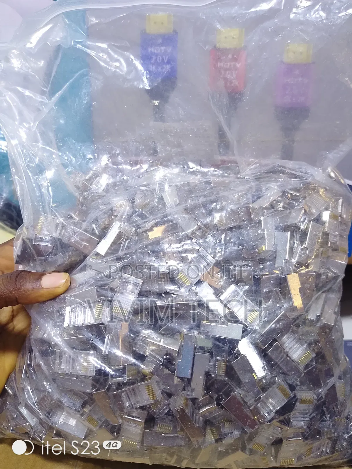 Iron Pass Through Rj45 Clips