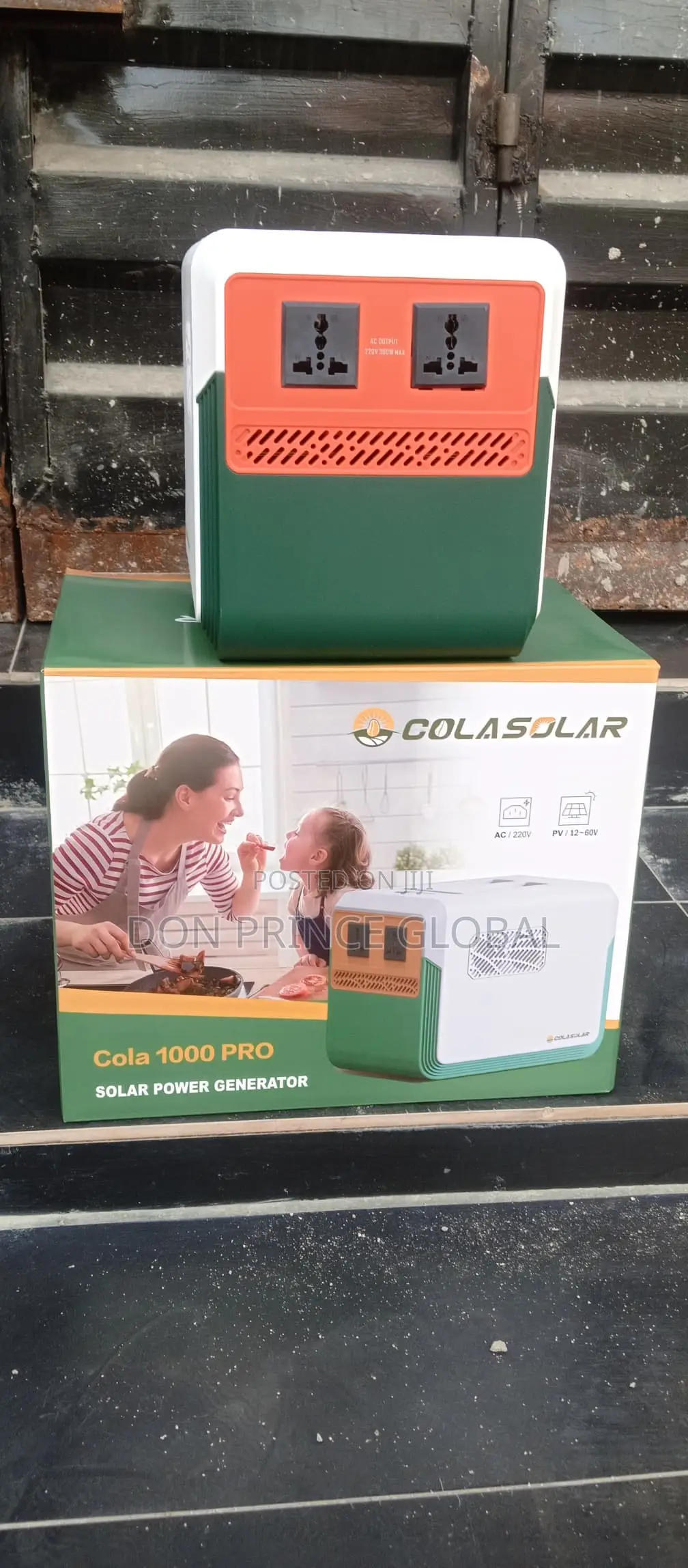 1000pro Cola Solar Generator With Panel