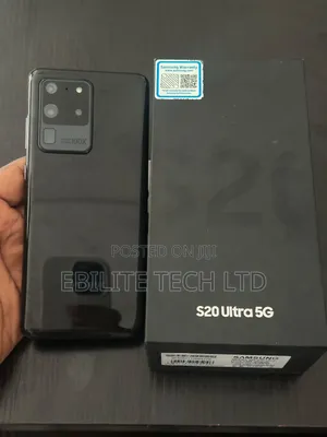 New Samsung Galaxy S20 Ultra 5G 128 GB Black