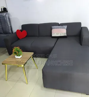 Sofa Lshape Chair With Free Center Table