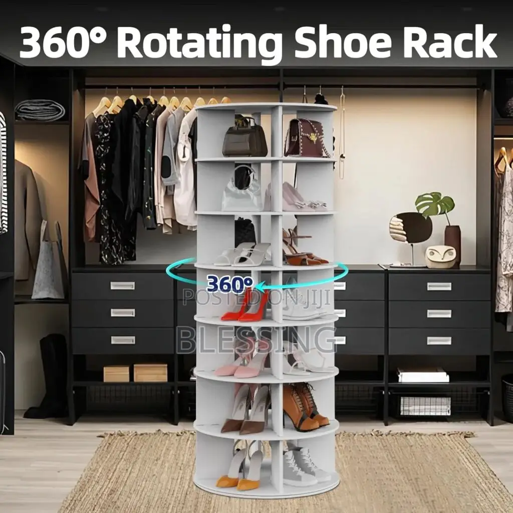 Rotating Shoe Rack