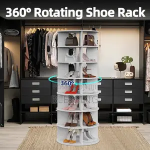 Rotating Shoe Rack
