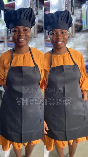 Adjustable Apron With Head Gear for Chef/Waiter/Kitchen/Cook