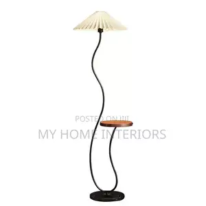 French Retro Style Floor Lamp Shelf