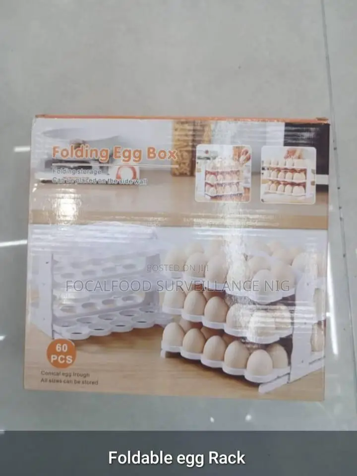 Foldable Egg Rack. 60pcs