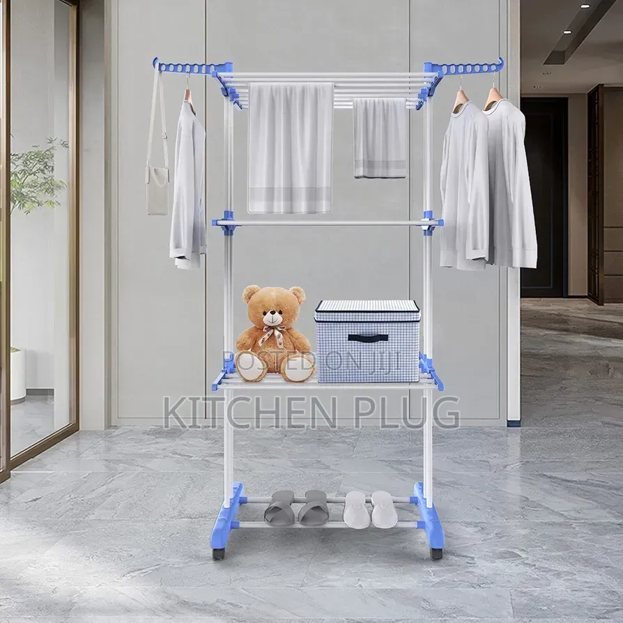 3-Tier Foldable Clothes Drying Rack