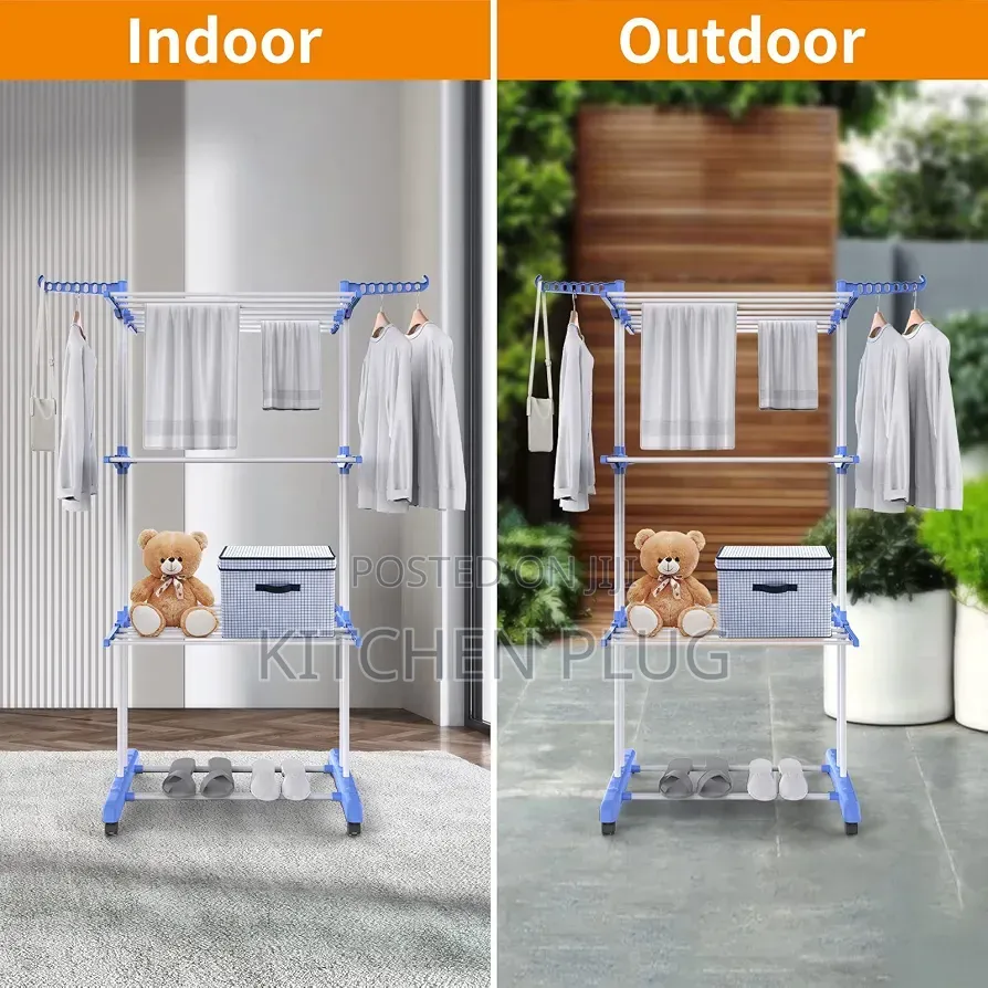 3-Tier Foldable Clothes Drying Rack