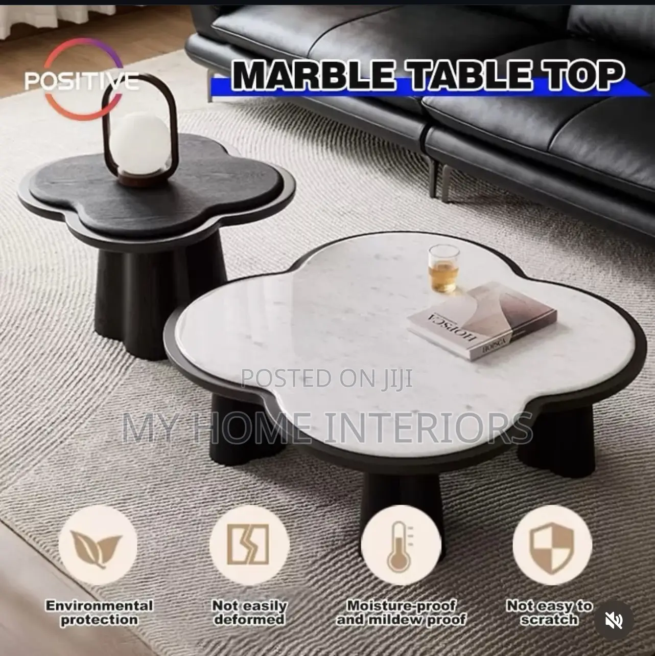 Minimalist Italian Marble Coffee Table