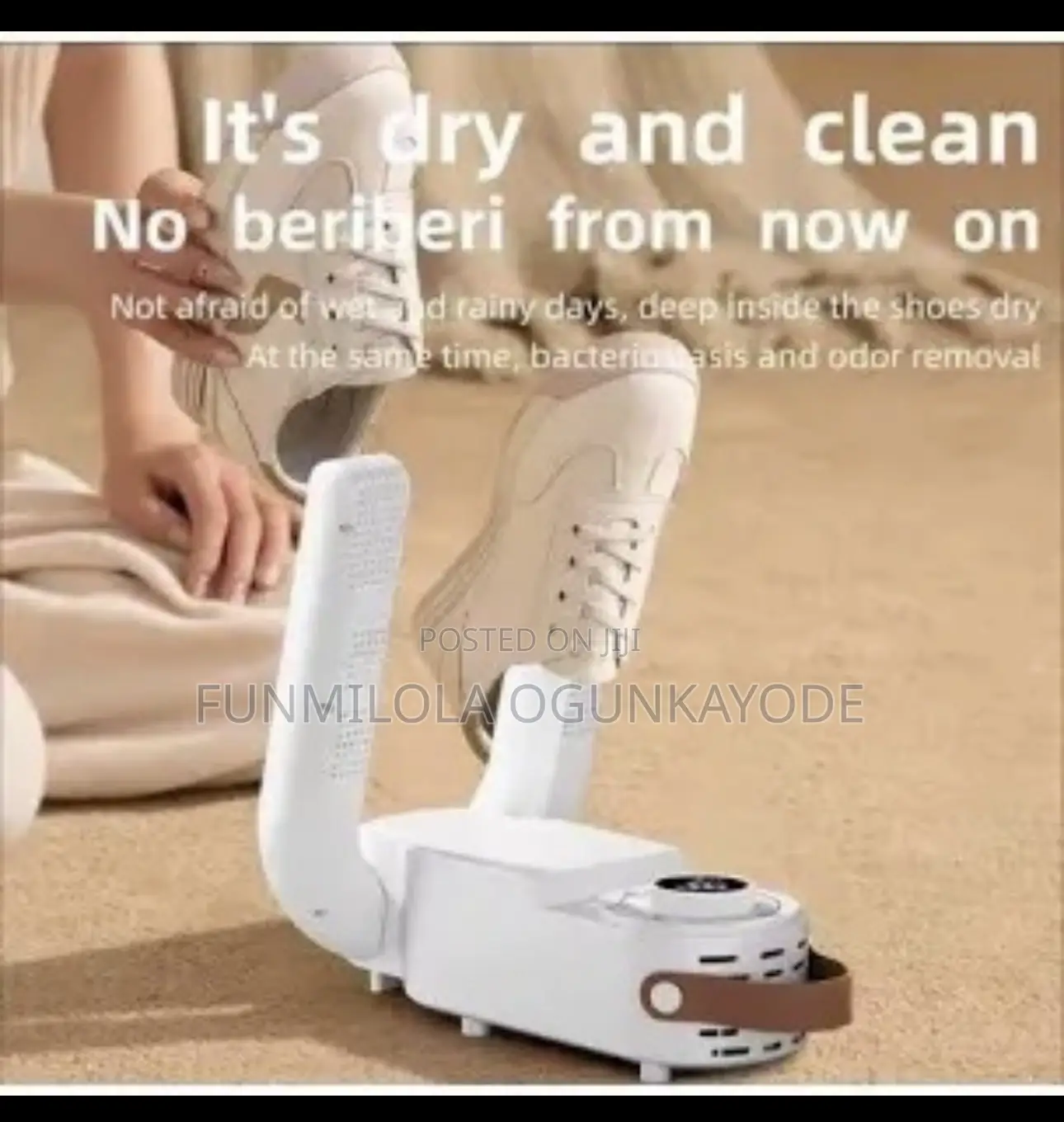 Foldable/Two Pillar Multifunctional Shoe Dryer