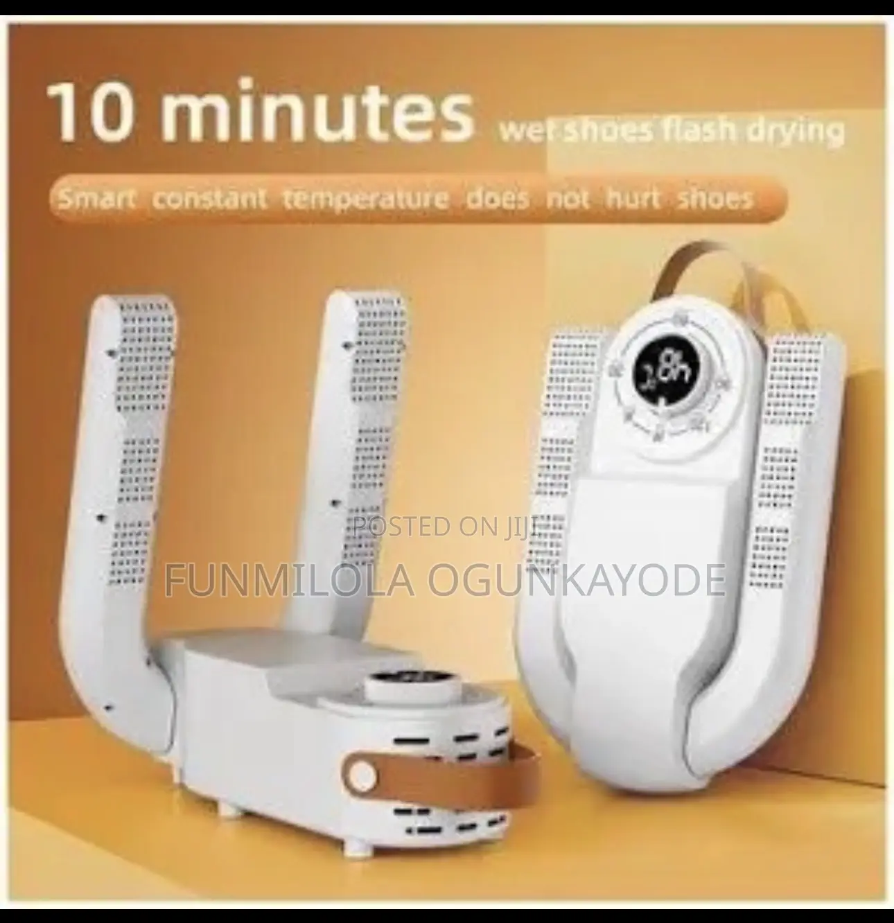 Foldable/Two Pillar Multifunctional Shoe Dryer