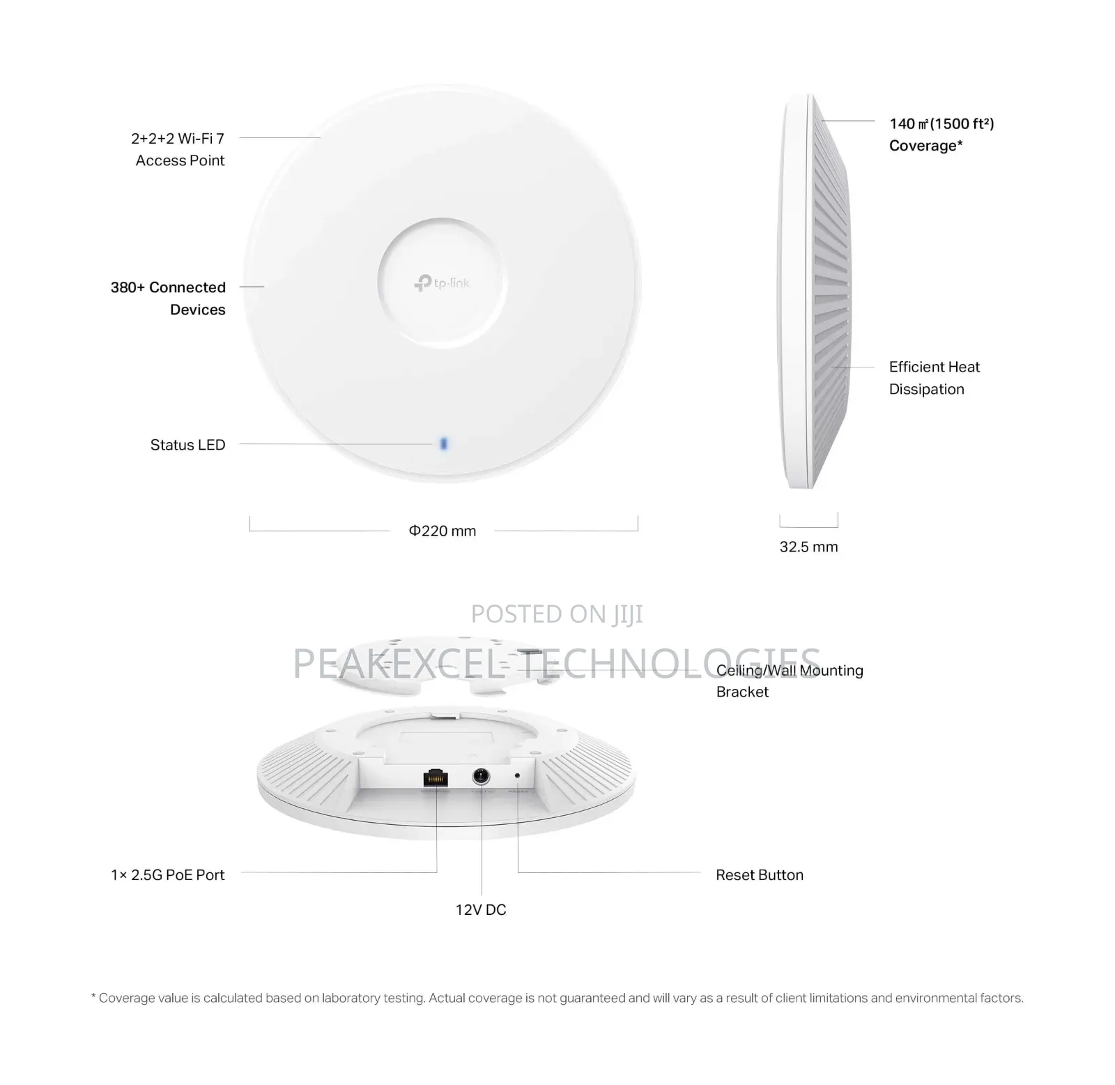 Tp-Link Eap772 Quality Tri-Band Wi-Fi 7 Access Point