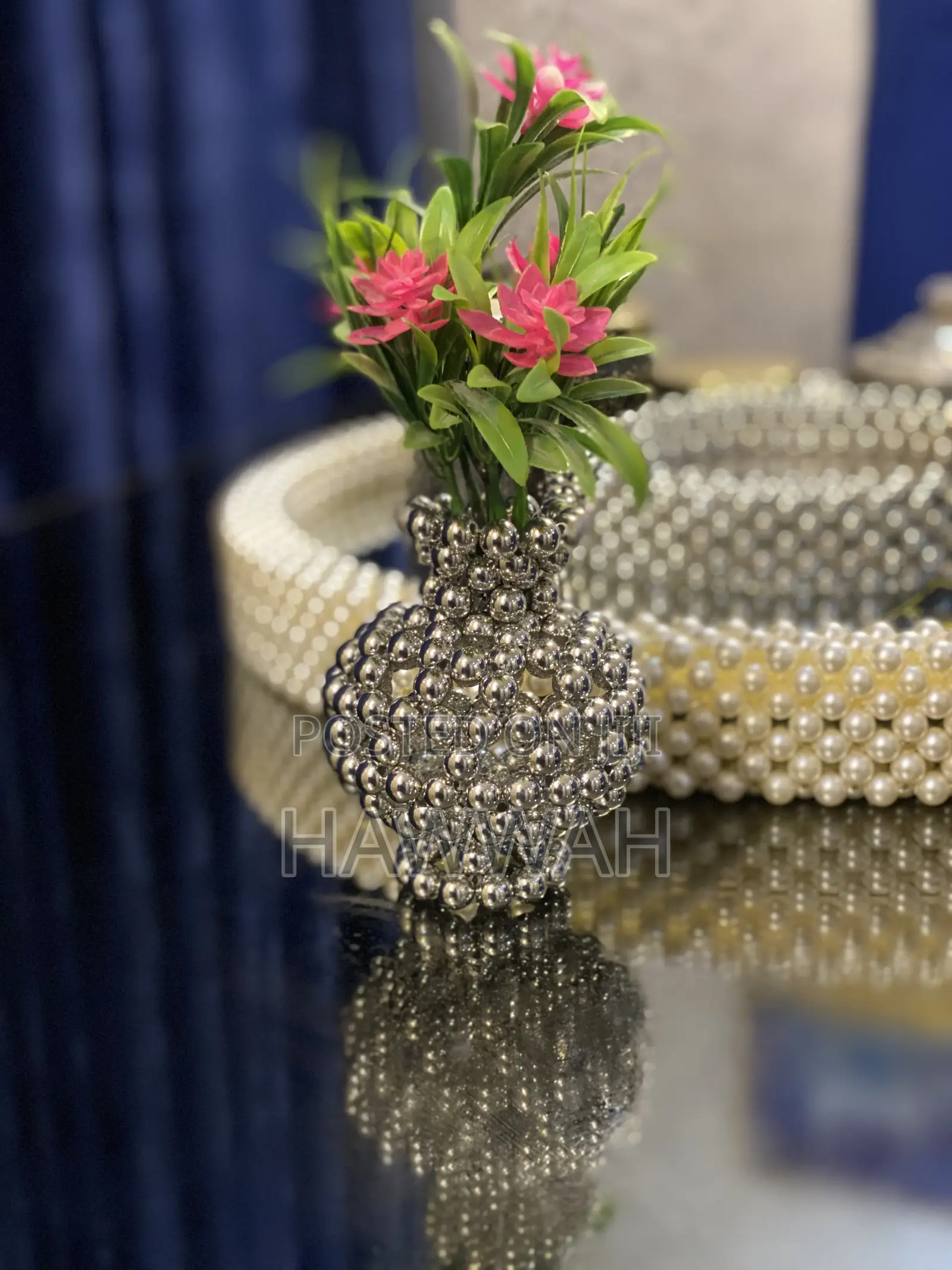 Beaded Luxe Vase