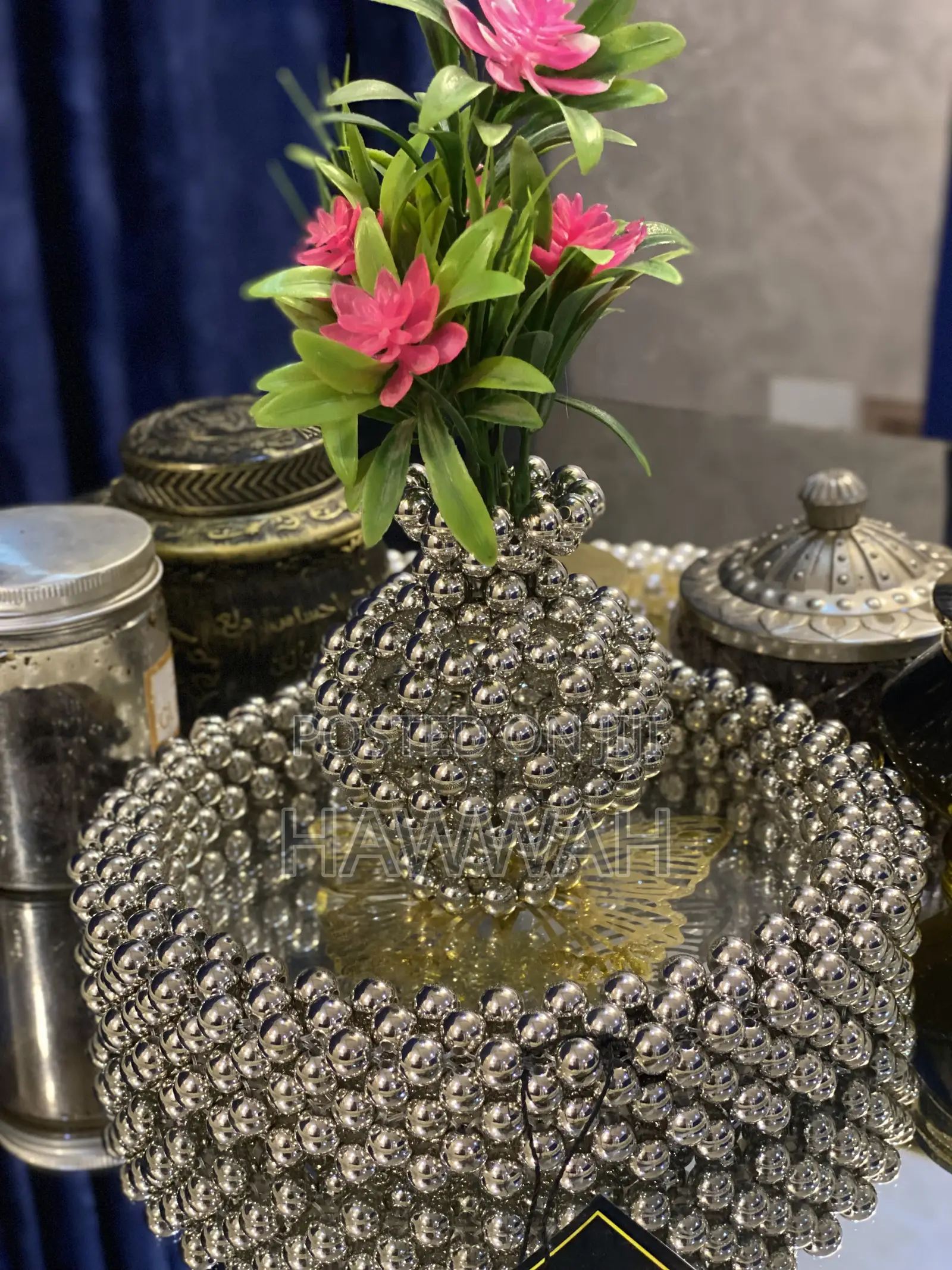 Beaded Luxe Vase