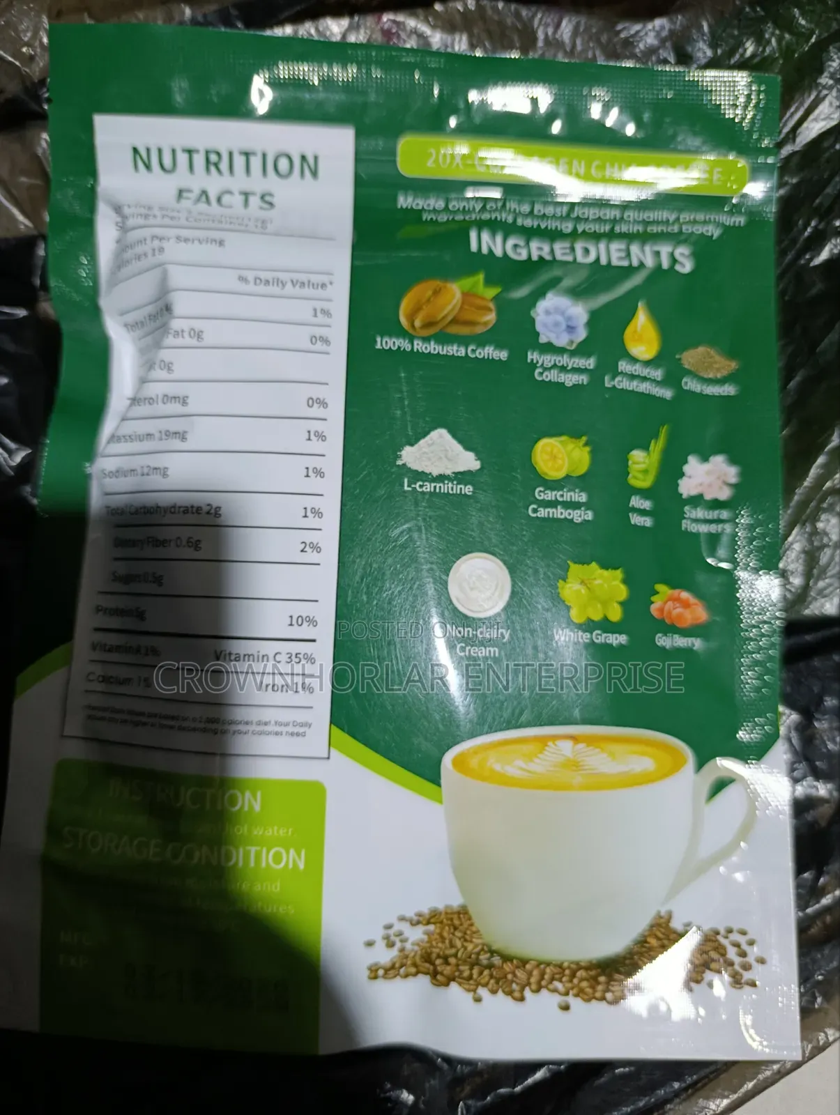 20x Collagen Chia Coffee