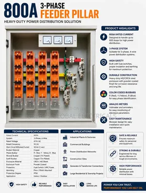 800a 3-Phase Feeder Pillar