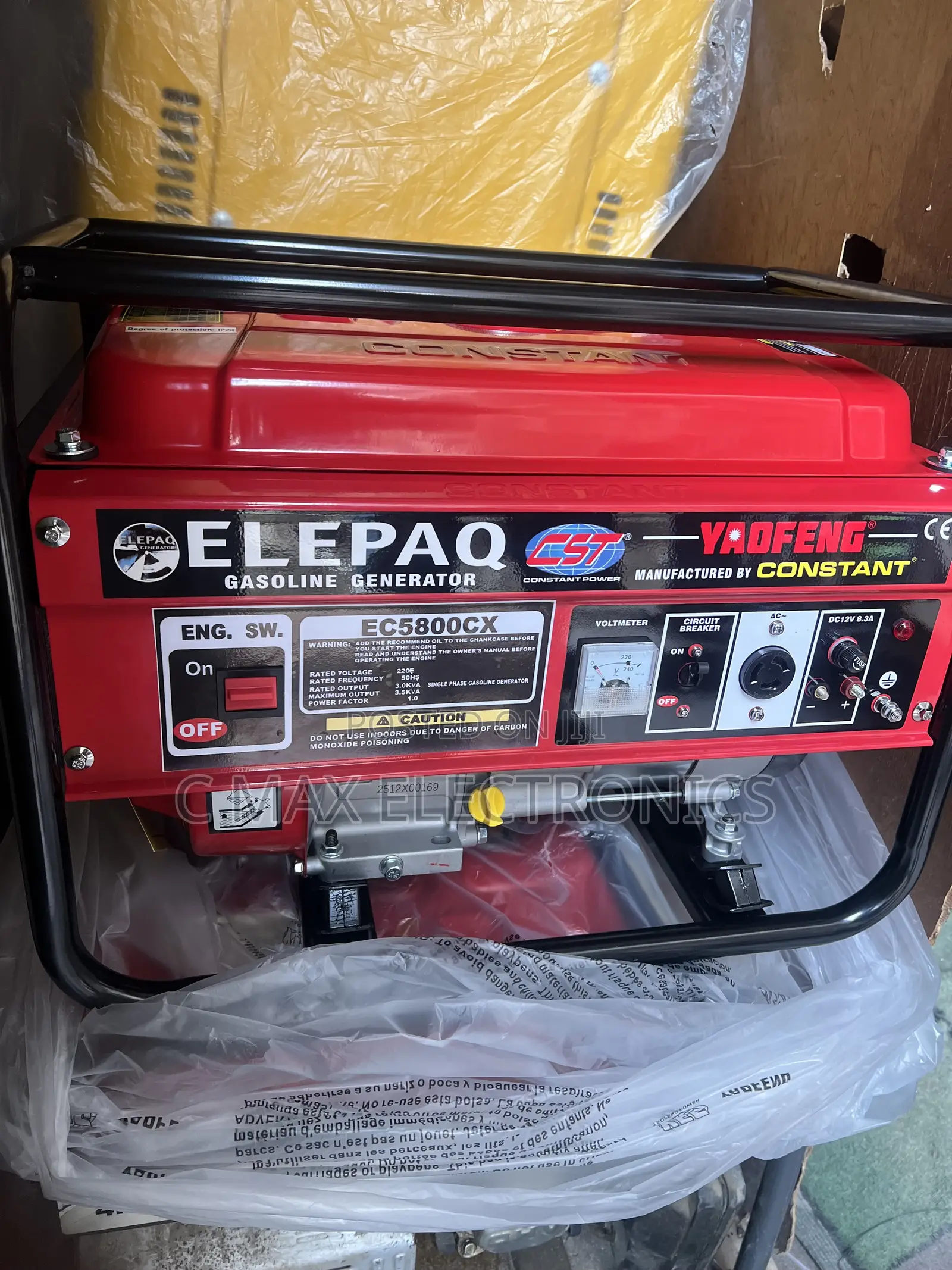 Elepaq 3.5kva Petrol Generator { Copper} Coil