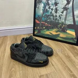 Original Air Jordan 1 Low “ Black Elephant”