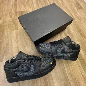 Original Air Jordan 1 Low “ Black Elephant”