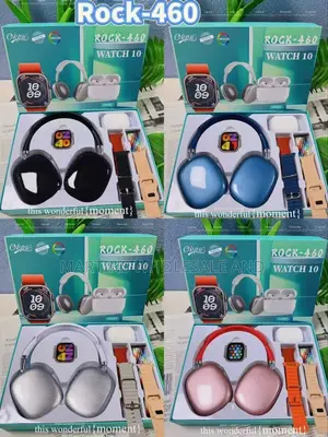 Rock-460 7-in-1 Bluetooth Calling Smartwatch Set
