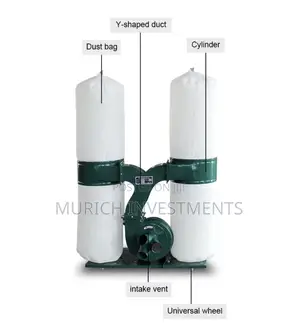 7.5kw Industrial Wood Dust Collector – Double Barrel Dust Extraction
