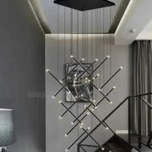 Duplex Building Grand Chandelier Villa Living Room Light French Luxury